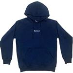 Burned Raglan Hoodie Navy