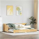 vidaXL Slaapbank met onderschuifbed zonder matras IRUN 90x200 cm