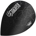 Bulls Shape 100 Black Pear Flights