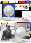 Nederland 5 Euro 2022 'Mondriaan' Coincard UNC