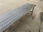 ZTI mechatronics transportband roestvrij staal 1130 x 70 cm