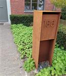 Cortenstaal brievenbus