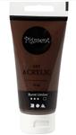 Allesverf Acryl 75 ml Semi glanzend, dekkend Burnt Umber Acrylverf