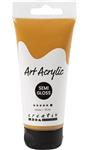 Allesverf Acryl 75 ml Semi glanzend, dekkend Okergeel Acrylverf dekkend