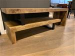 Tv-Meubel Kelly 140 cm| Naturel Mangohout | Verlengbaar | Verwacht Vanaf Week 22