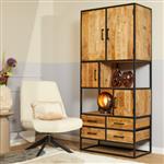 Vakkenkast Denver | Mangohout | 90 cm