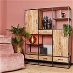 Vakkenkast Denver XXL | Mangohout | 160 cm