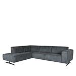 Bank Modena Ottomane + 2.5-Zits Graphite Microskin| Voorstaand Links