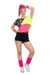 Neon 80S Kostuum Dames 2 delig
