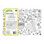 Papieren placemat / kleurplaat - Pasen (12 stuks)