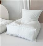 Bouclé Zitzak voor kinderen - Wit - Beanbag Wit