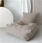 Bouclé Zitzak voor kinderen - Beige Beanbag Beige