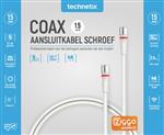 Technetix RLA++30  modem F-connector coaxkabel 1,5m - Ziggo geschikt