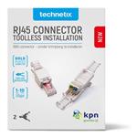 echnetix RJ45-DIY connectoren CAT6 per 2 stuks