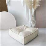 Bouclé Ottoman Kinderpoef - Creme Creme