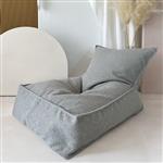 Bouclé Zitzak voor kinderen- Grey Beanbag Grey