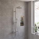 Boss & Wessing Regendouche Deluxe Round 30 cm Stortdouche met Handdouche Chroom