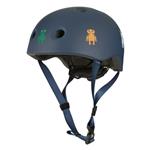 Kinderhelm Hilary fietshelm Robots / Indigo blue