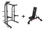 HR100 Titan Half Rack + Bench Combodeal