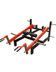 Shrug - Deadlift - Lunge Machine Plate Loaded