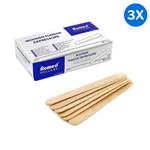 3x Romed houten tongspatels 100 stuks