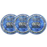 Strong Hold Water Soluble Pomade (Blauw) 3-Pack - 3x113gr.