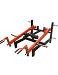 Shrug - Deadlift - Lunge Machine Plate Loaded
