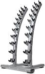 Dumbbellrek Deluxe - 10 paar dumbbells