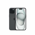 nieuwstaat Apple iPhone 15 zwart 128GB + nieuwe accu 100% + 12 maanden garantie