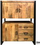 Opbergkast Britt 3 Deuren 3 Lades 115 cm