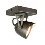 Led Spot Cap 1-Lichts 14x10x14 cm Burned Steel Metaal