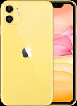 nieuwstaat Apple IPhone 11 128GB geel + nieuwe accu 100% + 12 maanden garantie