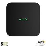 Ajax 4K 8 kanaals NVR recorder - compact - geen PoE - NVR8-B