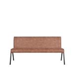 Eetkamerbank Matz 145 cm| Microvezel / Zwart Metaal | Verkrijgbaar In 3 Kleuren