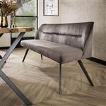 Eetkamerbank Pull | 188 cm | Antraciet Velours