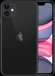 nieuwstaat Apple iPhone 11 256GB zwart + nieuwe accu 100% + 12 maanden garantie