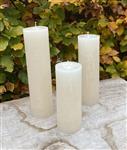 Krulkaarsen, Bika Kaarsen, set van 3, Gebroken Wit 333124