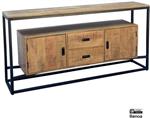 Dressoir Len 2 Deuren 2 Lades | 160x40x80 cm | Actie!