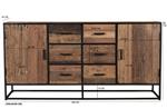 Dressoir Dakota 180x40x90 cm