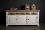 Dressoir Parma | Rustiek eiken en grenen | 180 cm