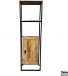 Boekenkast Len 1 deur | 200x40x60 cm