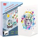 Laser Transferpapier voor Kaarsen, Glas & Hout - A4 DIY Decalpapier (10 Vellen) kan ook op bloemen e