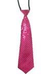 Roze Stropdas Pailletten