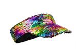 Regenboog Zonneklep Pailletten