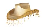 Cowboy Hoed Goud Dames Franje Sterretjes