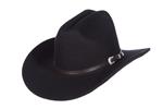 Cowboy Hoed Zwart Gesp