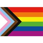 NR 558: Progress Pride Vlag 150x225cm (voor masten 6 of 7 meter hoog)