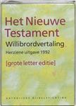 Bijbel het Nieuwe Testament Willibrordvertaling 1992 grote letter editie