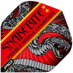 Red Dragon Peter Wright Snakebite Double World Champion Flights Black and Red
