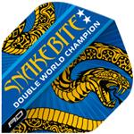 Red Dragon Peter Wright Snakebite Double World Champion Flights Blue and Gold
